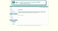 Desktop Screenshot of ipep.moffitt.org